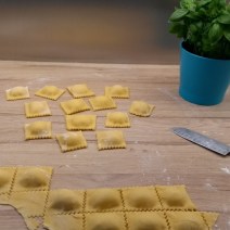 Ravioli ausgerollt